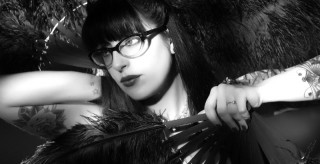 Burlesque fan shot